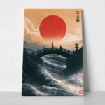 Πίνακας σε Καμβά JAPANESE BRIDGE 2