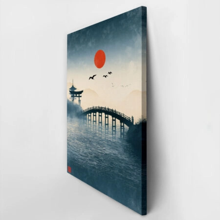 Πίνακας σε Καμβά JAPANESE BRIDGE -  Sticky 2