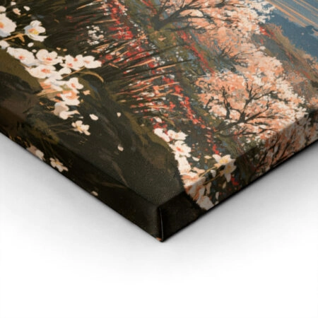 Πίνακας σε Καμβά JAPANESE DEER 2 -  Sticky 1