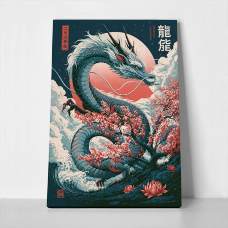 Πίνακας σε Καμβά JAPANESE DRAGON - 