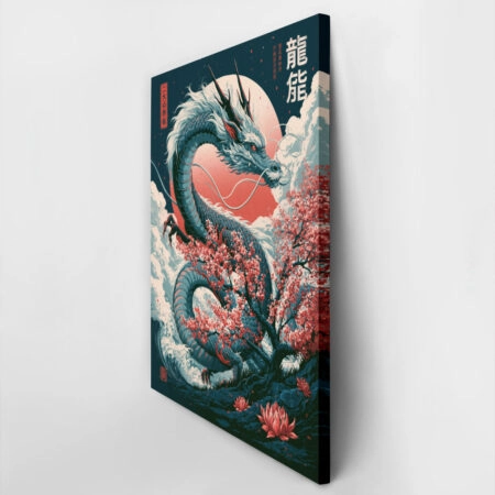 Πίνακας σε Καμβά JAPANESE DRAGON -  Sticky 2