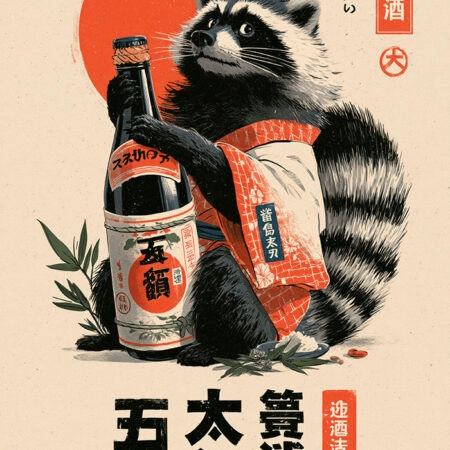 Πίνακας σε Καμβά JAPANESE DRINKING SAKE 2 -  Sticky 5