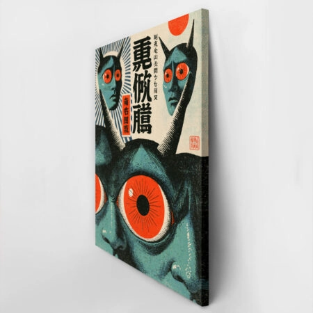 Πίνακας σε Καμβά JAPANESE EYE 8 -  Sticky 2