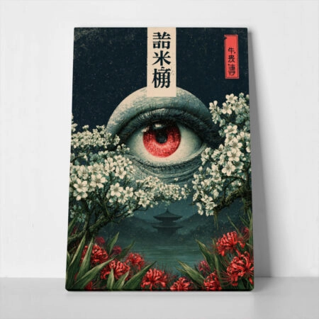 Πίνακας σε Καμβά JAPANESE EYE 9 - 