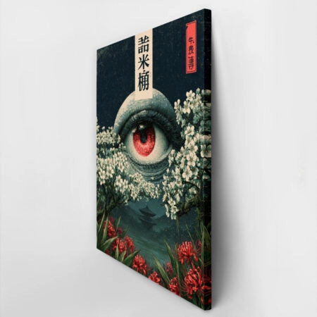 Πίνακας σε Καμβά JAPANESE EYE 9 -  Sticky 2