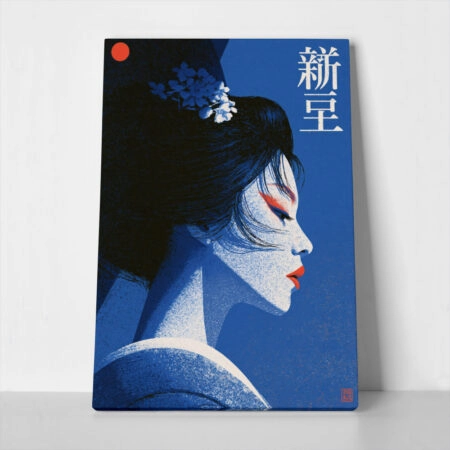 Πίνακας σε Καμβά JAPANESE FEMALE PROFILE 2 - 