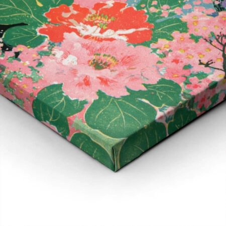 Πίνακας σε Καμβά JAPANESE FLORAL ART -  Sticky 1