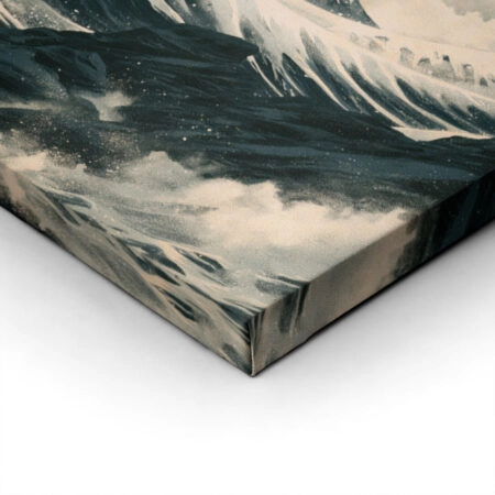 Πίνακας σε Καμβά JAPANESE GREAT WAVE 2 -  Sticky 1