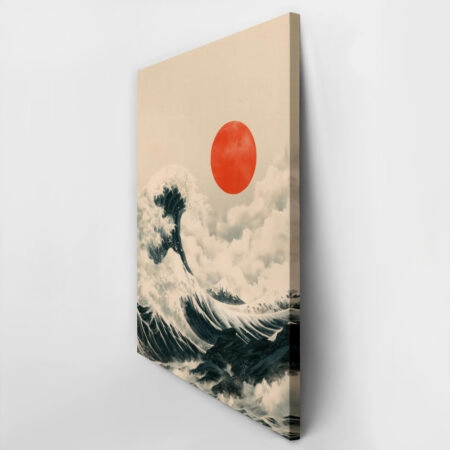 Πίνακας σε Καμβά JAPANESE GREAT WAVE 2 -  Sticky 2