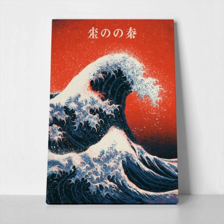 Πίνακας σε Καμβά JAPANESE GREAT WAVE - 