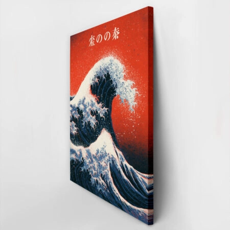 Πίνακας σε Καμβά JAPANESE GREAT WAVE -  Sticky 2