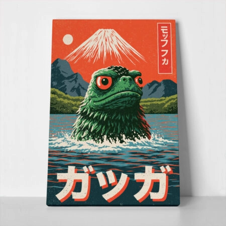 Πίνακας σε Καμβά JAPANESE KAIJU MONSTER 3 - 