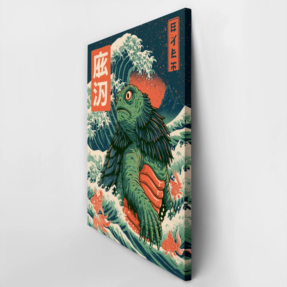Πίνακας σε Καμβά JAPANESE KAIJU MONSTER
