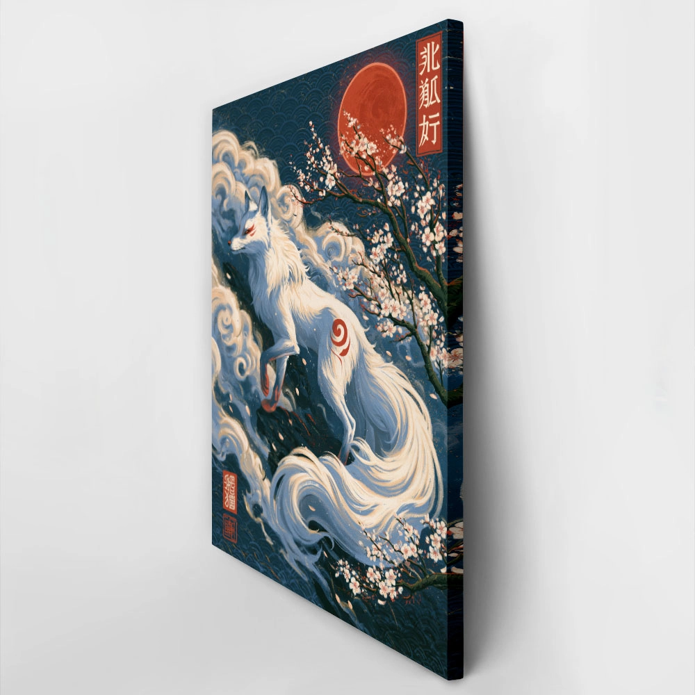 Πίνακας σε Καμβά JAPANESE KITSUNE 2