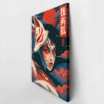 Πίνακας σε Καμβά JAPANESE KITSUNE MASK