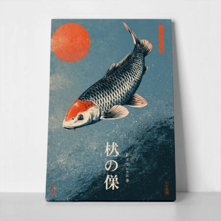 Πίνακας σε Καμβά JAPANESE KOI 3 - 