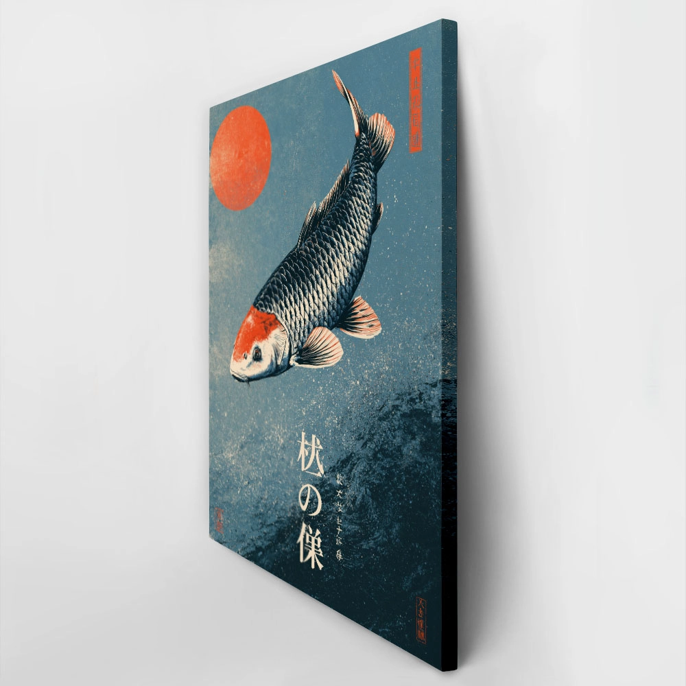 Πίνακας σε Καμβά JAPANESE KOI 3
