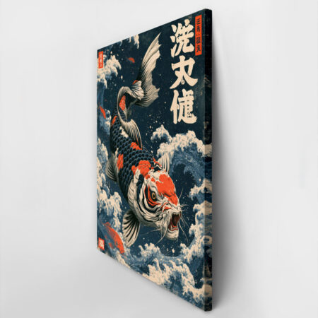 Πίνακας σε Καμβά JAPANESE KOI -  Sticky 2