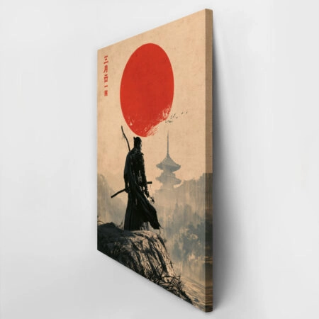 Πίνακας σε Καμβά JAPANESE LONE SAMURAI 2 -  Sticky 2
