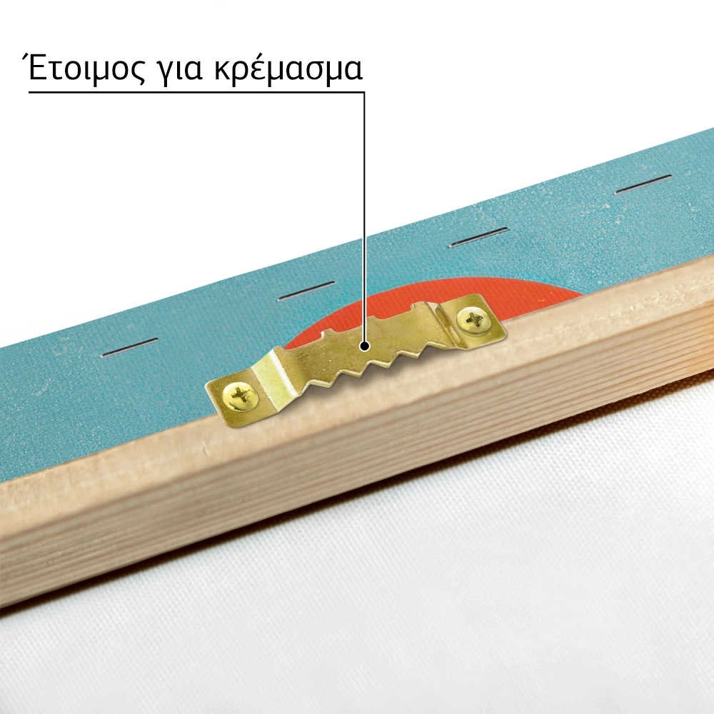 Πίνακας σε Καμβά JAPANESE ORANGE WITH SUNGLASSES