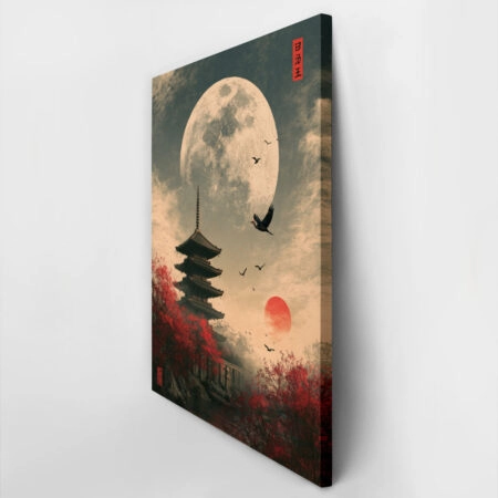 Πίνακας σε Καμβά JAPANESE PAGODA 5 -  Sticky 2