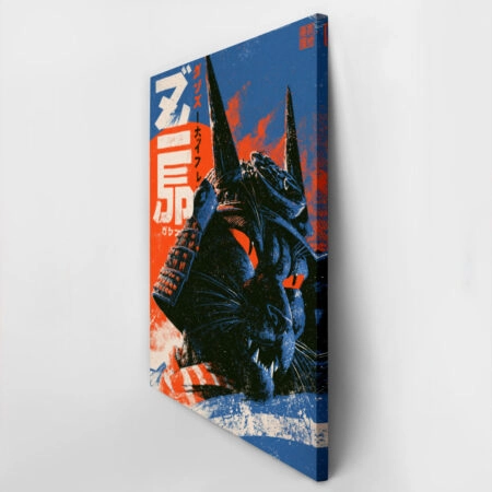 Πίνακας σε Καμβά JAPANESE SAMURAI CAT -  Sticky 2