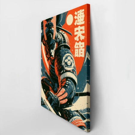 Πίνακας σε Καμβά JAPANESE SAMURAI WARRIOR 3 -  Sticky 2