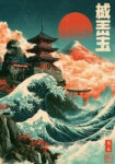 Πίνακας σε Καμβά JAPANESE SCENERY