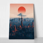 Canvas Print JAPANESE TOKYO SKYLINE