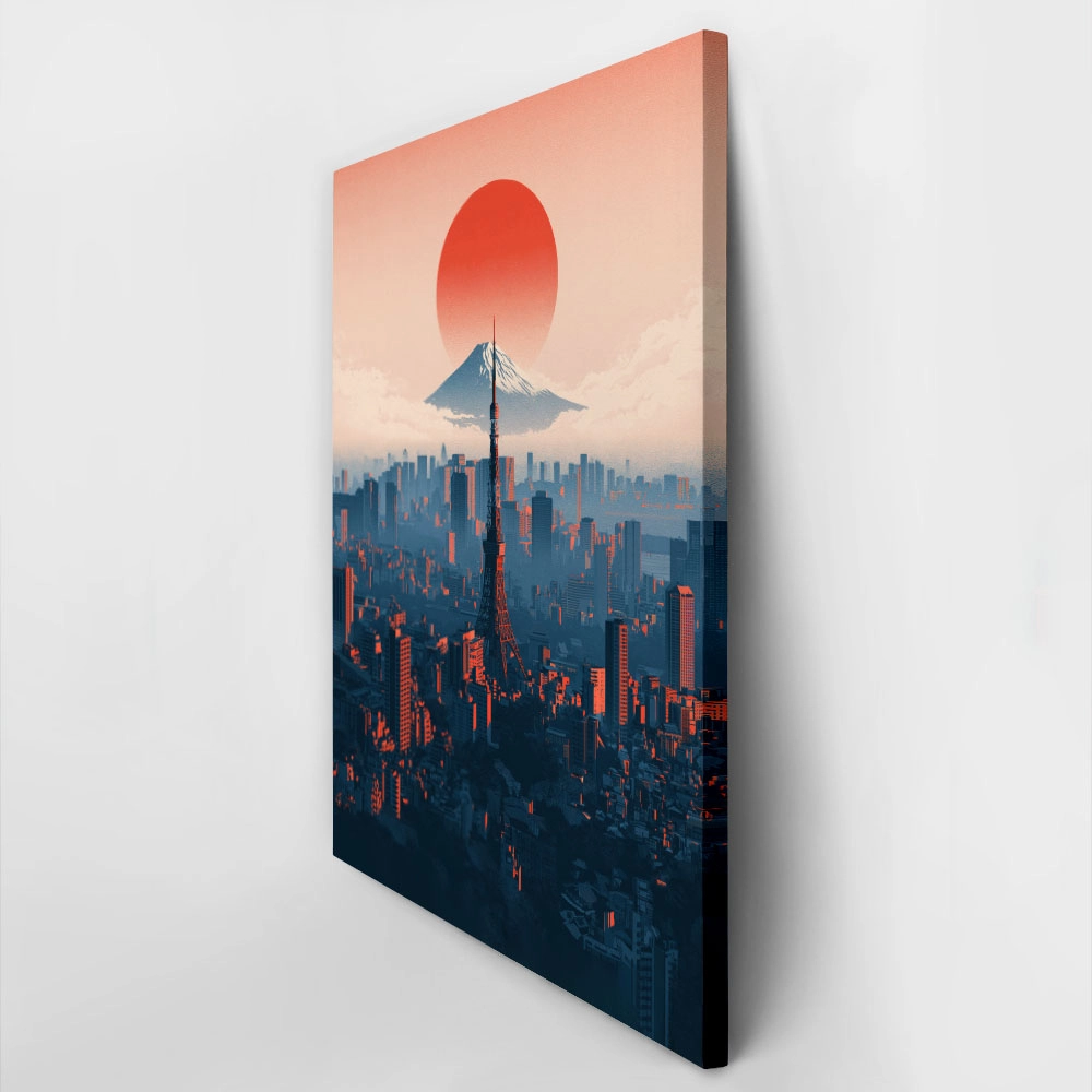 Canvas Print JAPANESE TOKYO SKYLINE