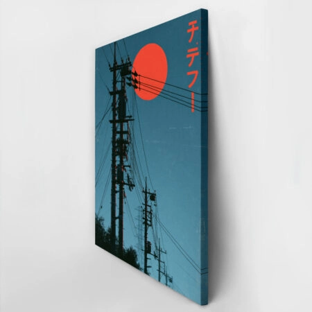 Πίνακας σε Καμβά JAPANESE URBAN SUN -  Sticky 2