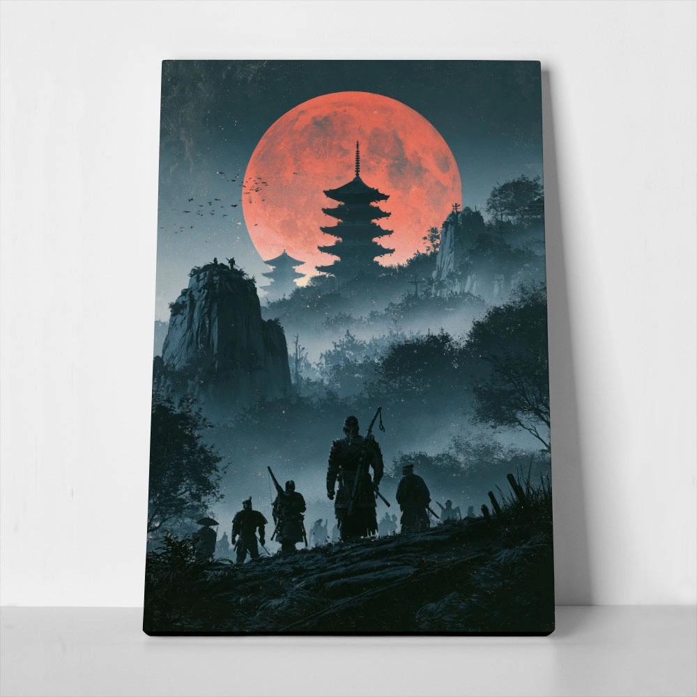 Πίνακας σε Καμβά JAPANESE WARRIORS