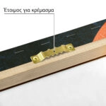 Πίνακας σε Καμβά JAPANESE WAVES WITH RED SUN