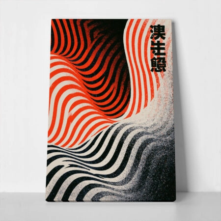 Πίνακας σε Καμβά JAPANESE WAVES