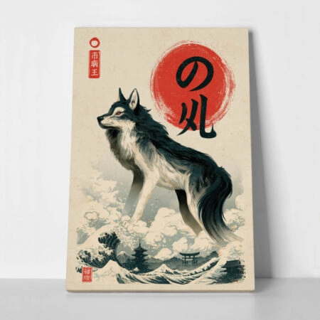 Πίνακας σε Καμβά JAPANESE WOLF
