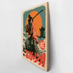 Πίνακας σε Καμβά JAPANESE WOMAN WARRIOR WITH KATANAS