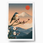 Poster JAPANESE BIRD ON BRANCH 2