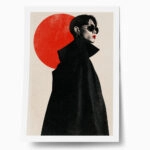 Poster JAPANESE BLACK COAT RED SUN.jpeg