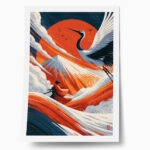 Poster JAPANESE CRANE 2