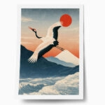 Poster JAPANESE CRANE 3