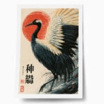 Poster JAPANESE CRANE 4