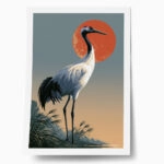 Poster JAPANESE CRANE 5