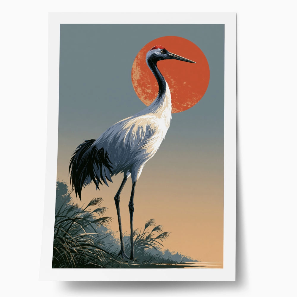 Poster JAPANESE CRANE 5