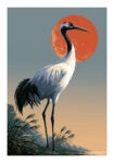Poster JAPANESE CRANE 5