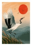 Poster JAPANESE CRANE 6