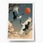 Poster JAPANESE CRANES 2