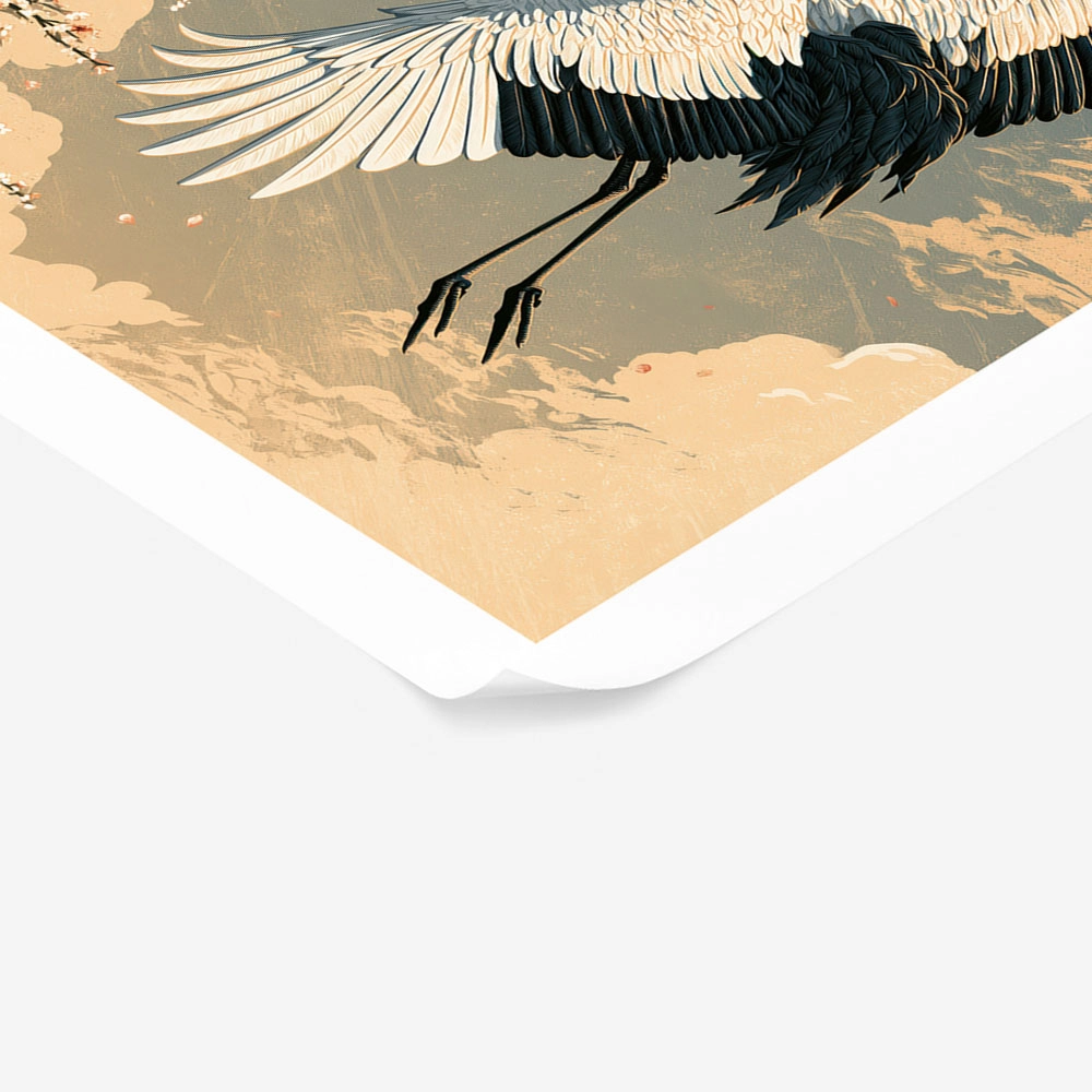Poster JAPANESE CRANES 2