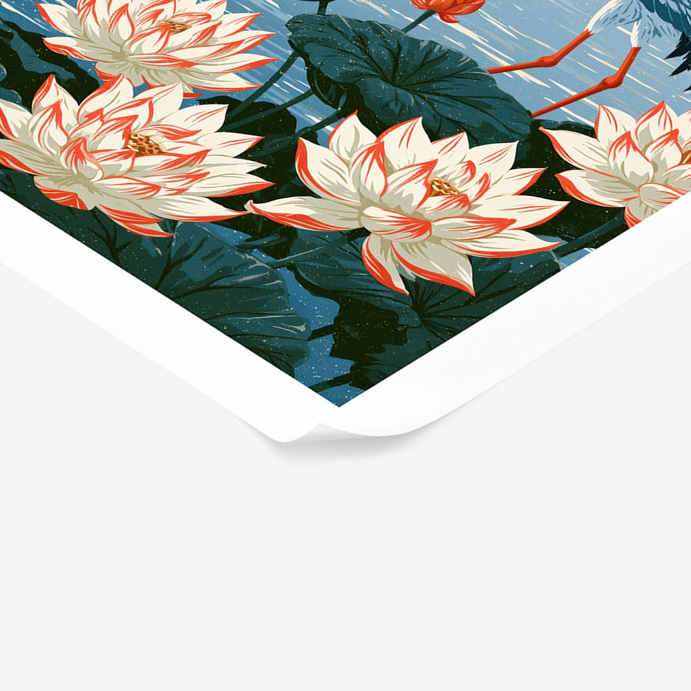 Poster JAPANESE CRANES 3