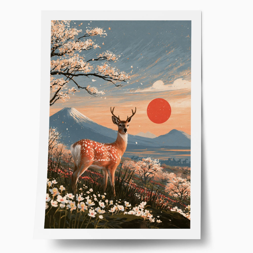 Poster JAPANESE DEER 2