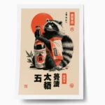 Poster JAPANESE DRINKING SAKE 2